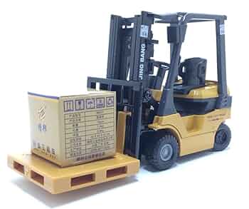 Amazon | 1:60合金工学車両ダイカストモデルフォークリフト子供